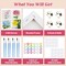 Paint by Number for Adults Beginners, 4 Pack DIY Adult Paint by Number Kits on Canvas Framed, Flowers Color by Numbers Acrylic Oil Painting Number Kits Crafts for Home Wall Decor 8x8inch